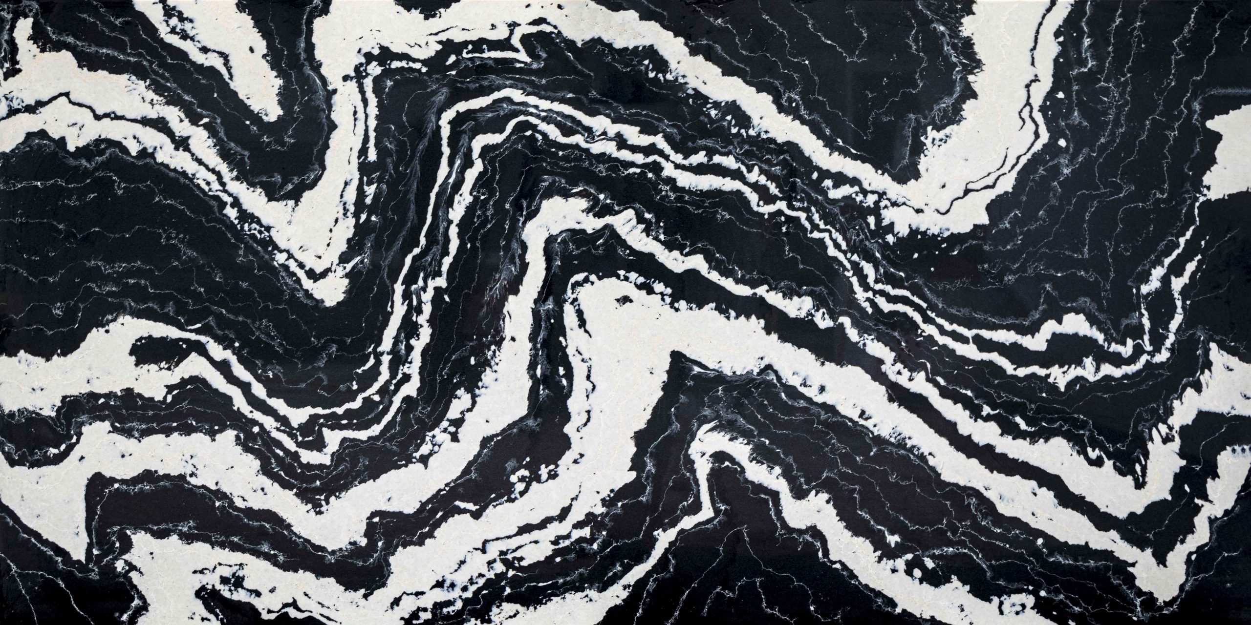 Legendary Stone Kelpie - Quartz distinctive black and white quartz dark black and white veins